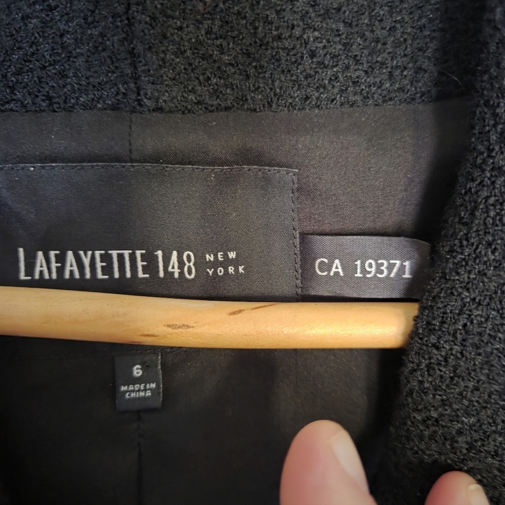 Lafayette 148 Wool Blend Jacket Size 6 - Picture 6 of 8
